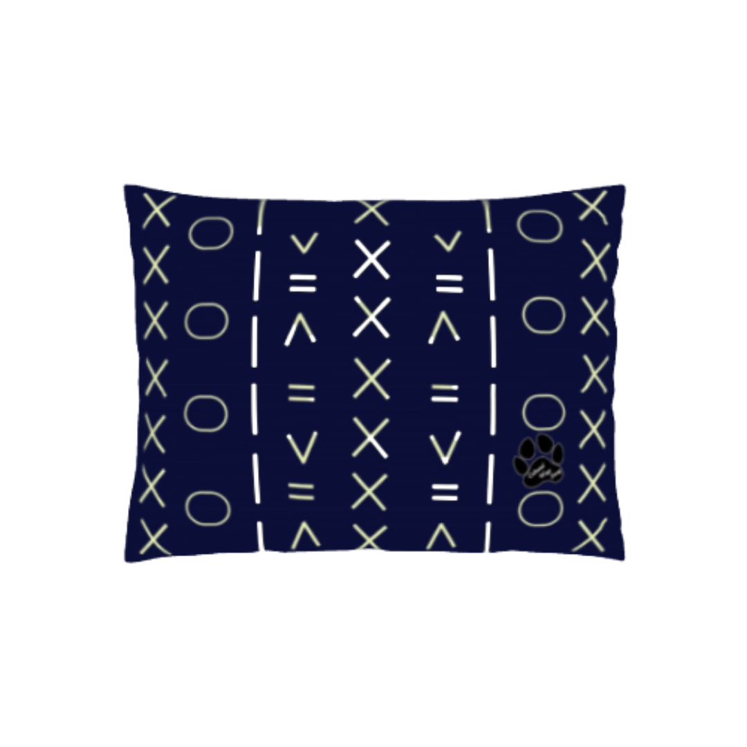 cultured wags swag, cws, dog bed, pet bed, indigo pattern