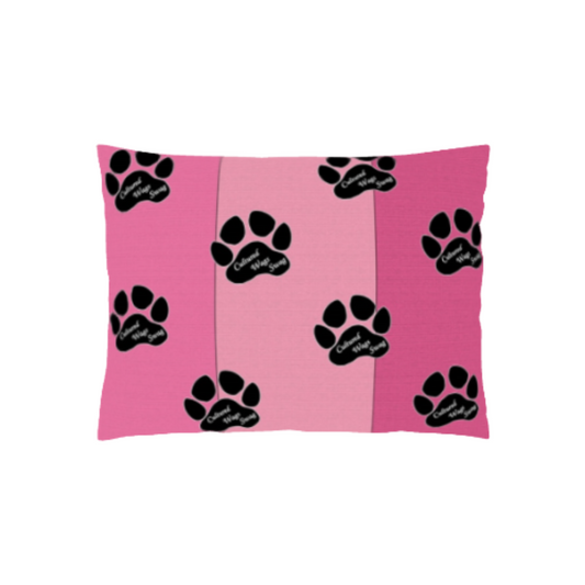 cultured wags swag, pet bed, pink pet bed, pinky, cws paws, cws logo, cws, dog paws, one of a kind pet bed
